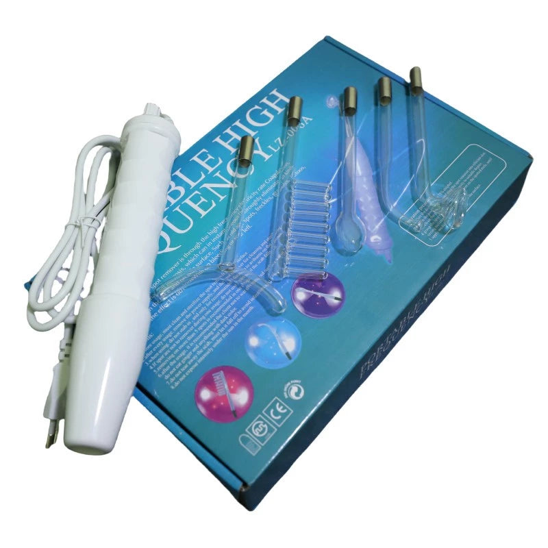 Aparelho de Alta Frequência Limpeza De Pele 5 em 1 | Limpeza Facial e Tratamento Capilar Cuidados Com A Pele Do Rsto