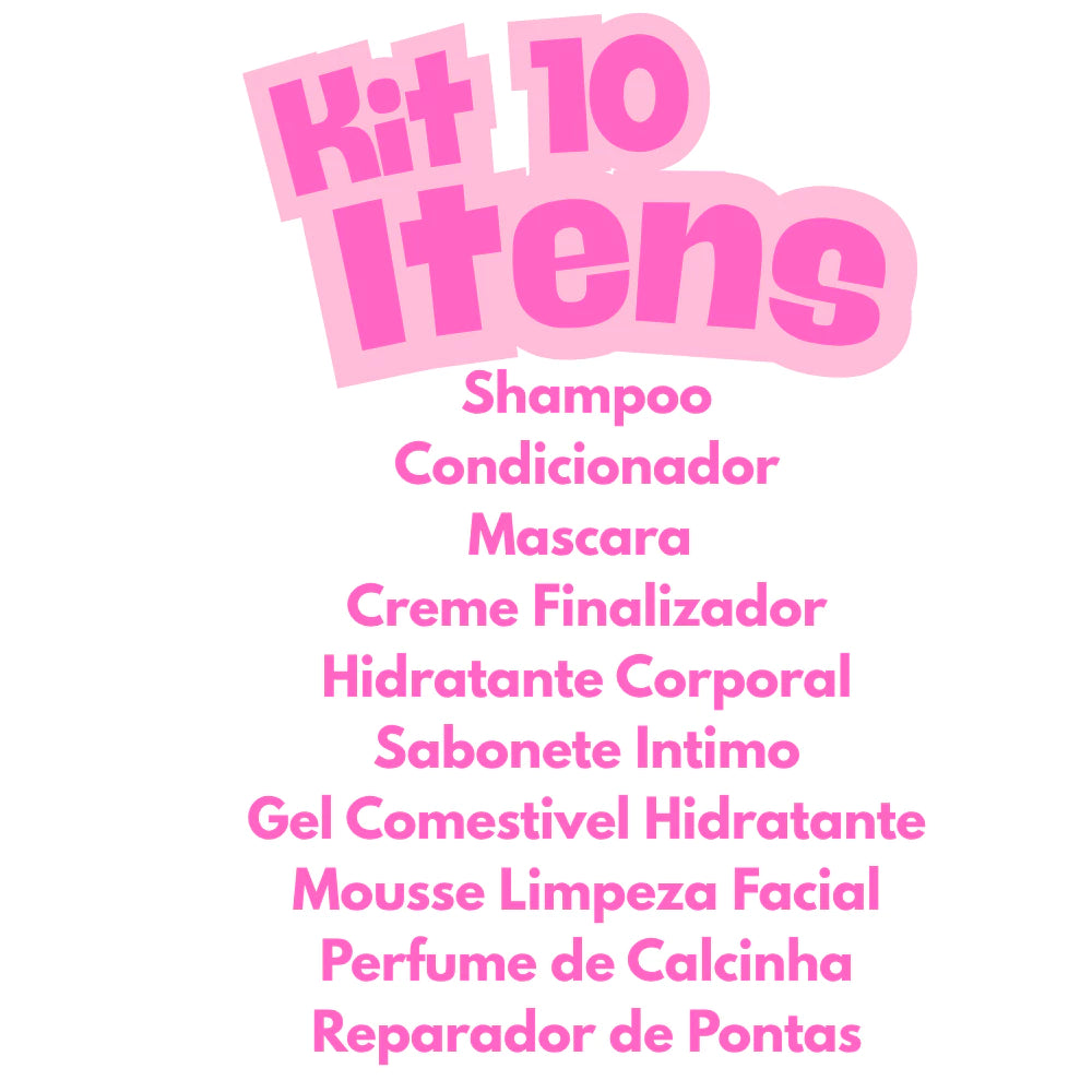 Kit c/ 10 - BABABELL HIDRATAÇÃO TUTTI FRUTTI  COMPLETO BELEZA E CUIDADO