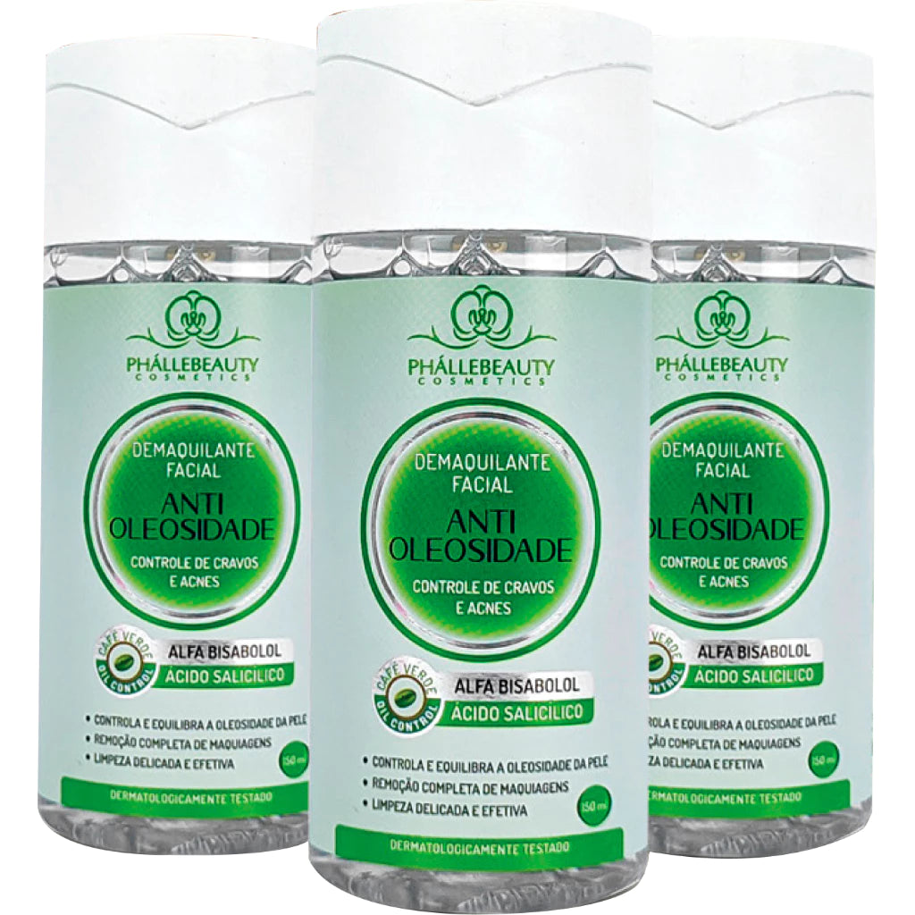 Kit c/ 7 - Cuidado Facial Antioleosidade PhálleBeauty