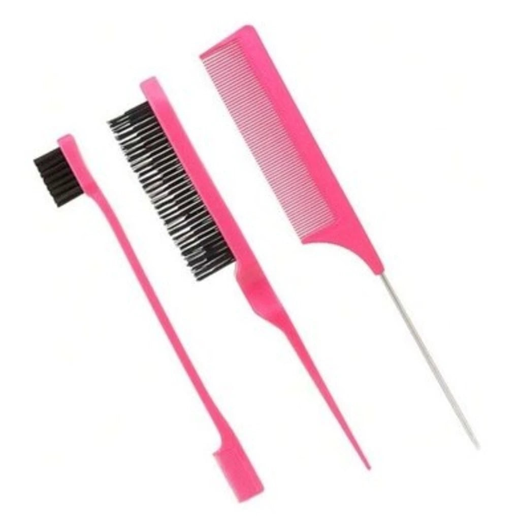 Kit c/03 - Pente e Escova Para Finalização e Penteados