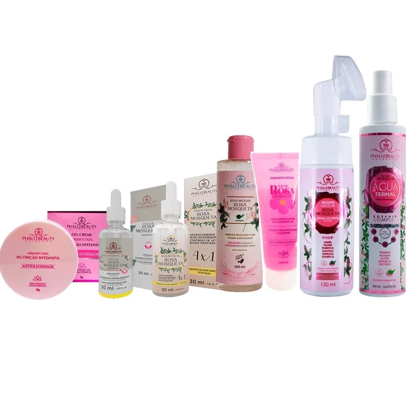 Kit c/ 7 - Rosa Mosqueta PhalleBeauty