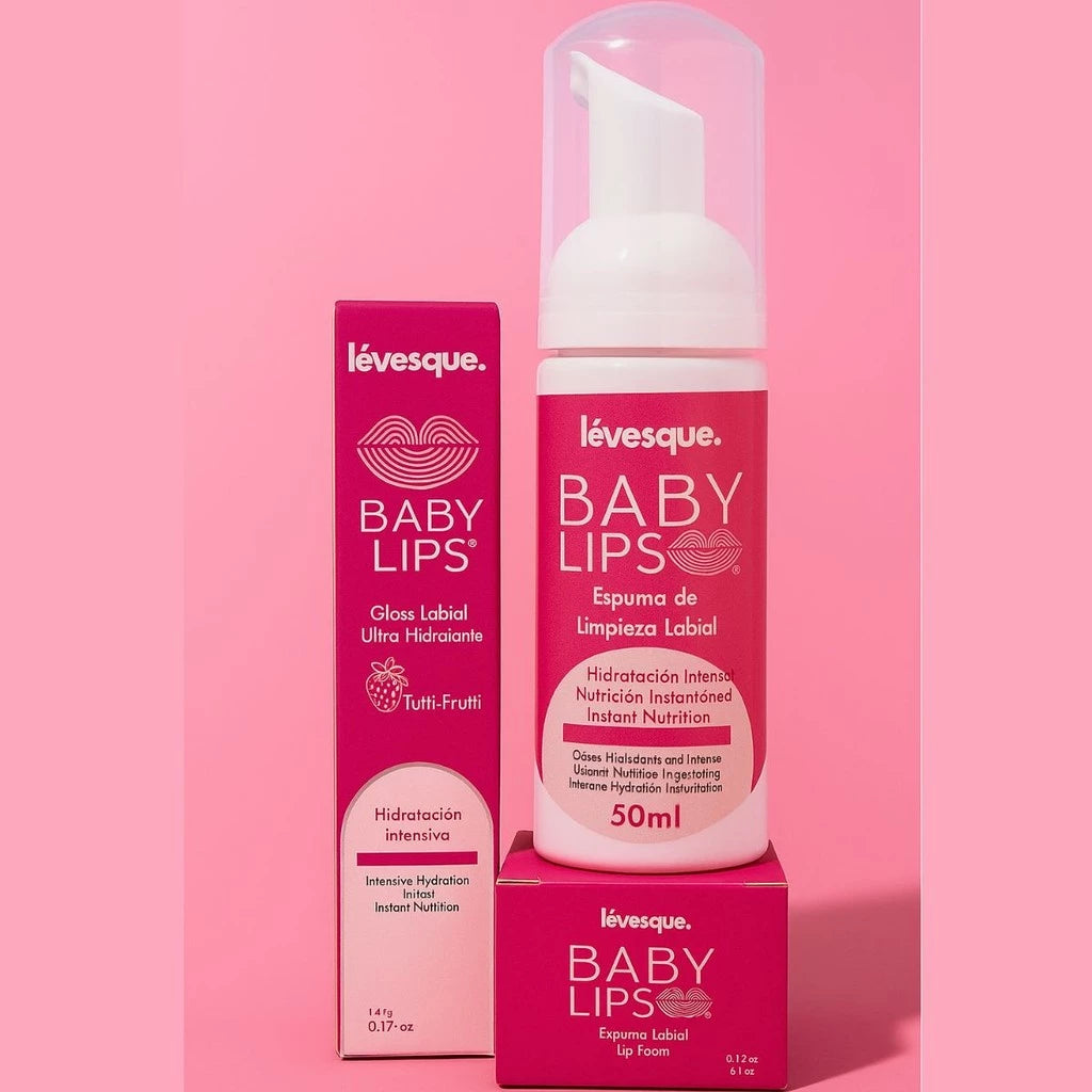 Kit Labial Baby Lips Gloss Esfoliante e Espuma Tuti Frutti